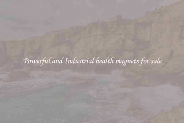 Powerful and Industrial health magnets for sale