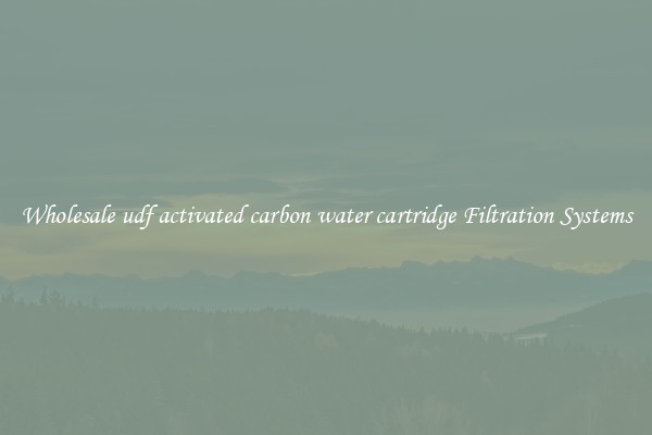 Wholesale udf activated carbon water cartridge Filtration Systems