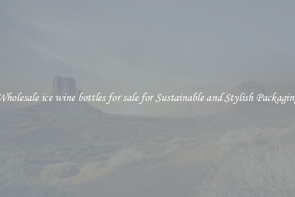 Wholesale ice wine bottles for sale for Sustainable and Stylish Packaging