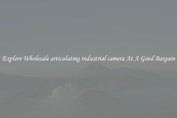 Explore Wholesale articulating industrial camera At A Good Bargain