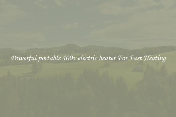 Powerful portable 400v electric heater For Fast Heating