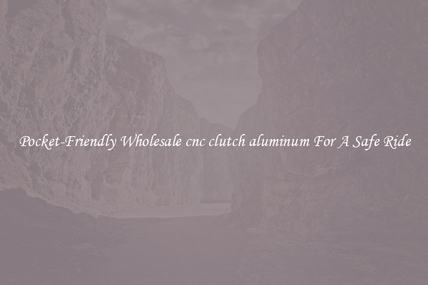 Pocket-Friendly Wholesale cnc clutch aluminum For A Safe Ride